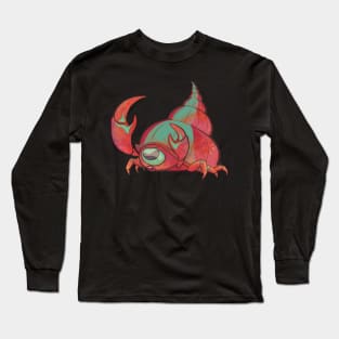 Crab Monster Sea Creature Long Sleeve T-Shirt